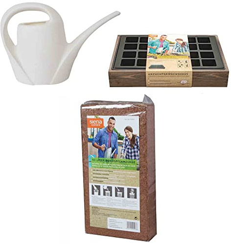 Siena Garden Vollholzkasten 24er Kasten,Erde,Kanne