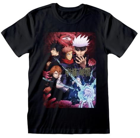 Jujutsu Kaisen Power Männer T-Shirt schwarz XXL 100% Baumwolle Anime, Fan-Merch, TV-Serien