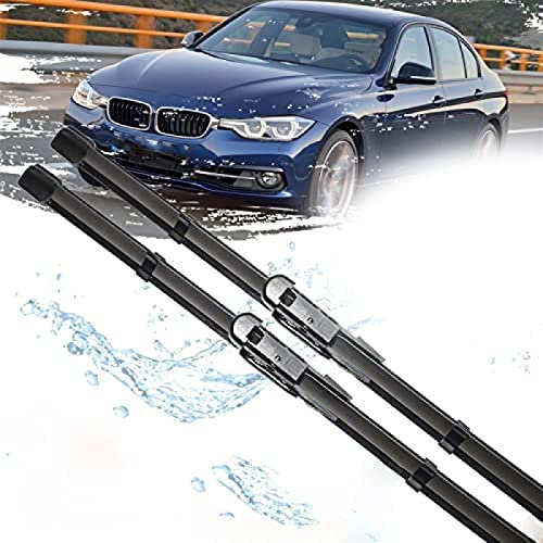 Auto-Wischerblatt, für BMW 3er F30 F31 F34 F35 2012 2013 2014 2015 2016 2017 2018, Autozubehör, Frontscheibe, Windschutzscheibe, Scheibenwischer, 24 Zoll + 19 Zoll Scheibenwischer