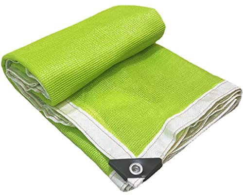 Schattierungsnetz,Markisen,Sun Netting,Sonnenschutzgitter,Überdachungen Zeltstoff Plane Segel,Geeignet Für UV-beständigen Schutz Privatsphäre (Color : Green-, Size : 4x8m)