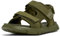 Camper Garçon Unisex Kinder Oruga K800532 Sandales à 2 Bretelles, Vert Moyen 005, 33 EU