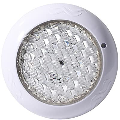 MXITA RGB LED Piscina Luz IP68 Impermeable AC12V Exterior Montado en la pared Colorido Luz subacuática Estanque LED Piscina Luz Foco (Color : RGB with Remote, Size : 54W)