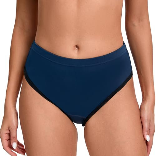 Radunterhose Damen Gepolstert Fahrradunterhose Atmungsaktive Radlerunterhose Damen Fahrrad Unterhosen 3D Gel Rad Unterwäsche Marine Blau XXL