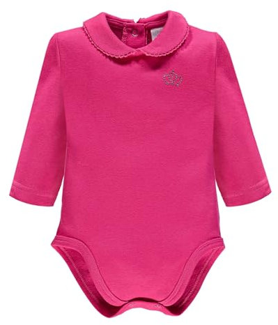 Ellepi Body Colletto Bambina Manica Lunga Caldo Cotone (Fucsia, 1 Mese)