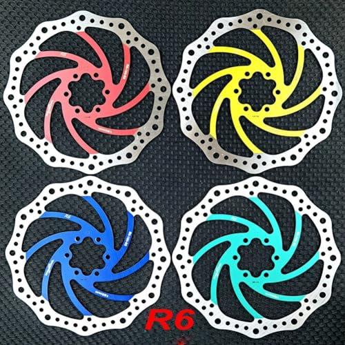 Fahrrad schwimmend für Rotor, 160 mm Scheibenbremse, Edelstahl, Offroad-Fahren (Rot 160)