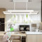 LYSDjia Ventiladores de techo de perfil bajo con luces 100cm con control remoto Iluminación de techo con ventilador LED regulables sin escalonamiento para dormitorio Lámpara de ventilador cuadrado sil
