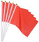 PATIKIL 25pz Mini Bandierine, Bandiere Rosse da Gioco Bandiere Rosse Solide Piccole Mini Bandierine Su Bastone, Decorazioni per Feste per Giochi, Compleanni, Carnevale