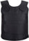 Gilet de Protection Anti-crevaison avec Incrustation métallique Gilet de Police Gilet de sécurité SWAT + 1 Paire de Protection de Bras (Noir, Taille Libre)