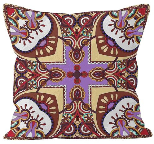 Nimvoya Lin Tapis de Souris XXL One Piece Tapis Souris 3D 45x45cm, Motif Rétro Géométrique Tapis de Souris Bureau Tapis Souris Gaming Anime Décoration de Canapé de Salon 1Pcs