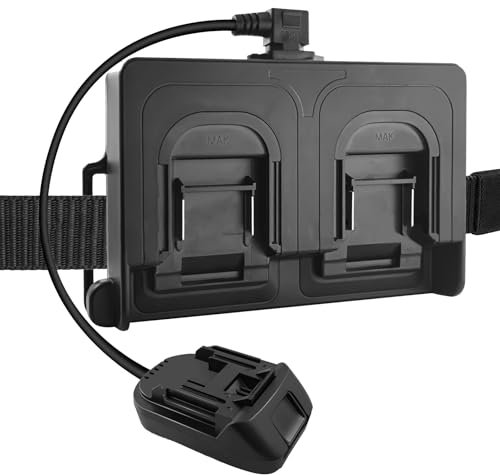 für Makita 18V Akku Adapter, Der Akku-Adapter Gürtel ist für Makita Akkus geeignet verbinden Sie Zwei Akkus parallel Geeignet für Makita Staubsauger und Maschinen für Makita Akkus geeignet sind