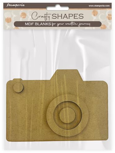 Stamperia - Crafty Shapes for Scrapbooks, Albums, Cards, Bullet Journals and More, Decorate with Papers and Paint, Perfect for Hobbies, Crafts, and Gifting (Dewdrops, Art of Photography)