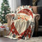 Weihnachtsdecke Kuscheldecke Flauschig Weihnachts Decke Wohndecke Warme Grüner Fleecedecke Weiche Sofadecke Couchdecke für Bett Sofa Schlafzimmer Büro Rot Rentier Schneeflocken (E, 150 * 200cm)