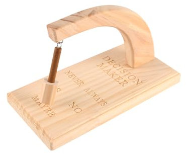 Sarini Decision Maker Selector Swing, magnetisches kreatives Pendelbrett aus Holz für mühelose Entscheidungsfindung und Planung, Schreibtischzubehör, Geschenk für den täglichen Gebrauch im Homeoffice