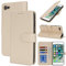 Zouzt Case for iPhone SE 2022 / SE 2020 / iPhone 8/7 (4.7 Inch), Premium PU Leather Wallet Case with Credit Card Holder Slot Flip Folio Kickstand Shockproof Protective Phone Cover (Beige)