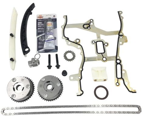 Hajus 1151401 Steuerkettensatz Nockenwellenversteller 55562234 kompatibel mit Chevrolet Aveo Schrägheck Stufenheck T300 Opel Adam M13 Astra J P10 Cascada W13 Corsa D S07 1.4