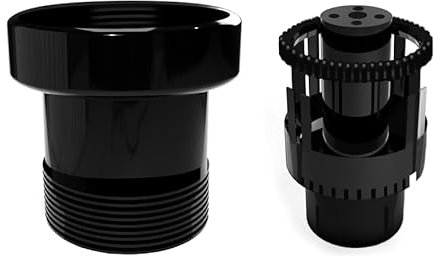 KLift-It Rotor Sprinkler Riser Extender - 2 inch Coupler with Check Valve Sprinkler Pipe - Fits Rainbird 5000/5004-5 Pack