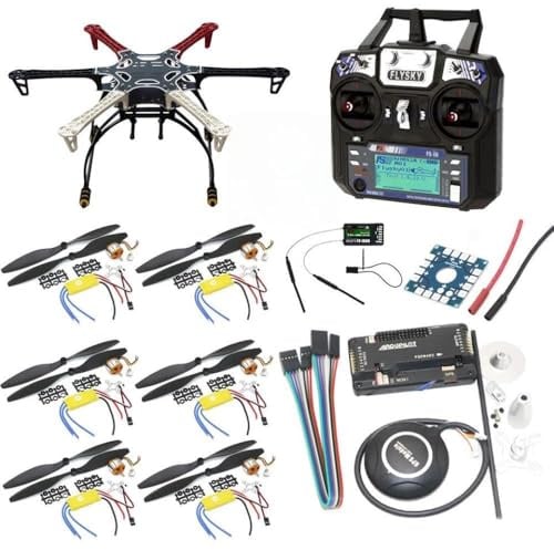 F550 Hexacopter Frame With Landing Gear Kit APM2.8 Flight Control 7M GPS A2212 1000KV 30A ESC Compatible With FS-i6 TX Compatible With RC Drone(No FS-I6 Tx)