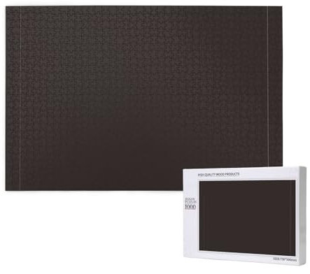 Black 1000 Puzzles für Erwachsene, herausfordernde Puzzles, perfekt für Spieleabende, fertige Puzzle-Größen von 29,5 x 19,7 cm