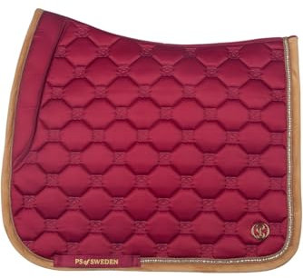 PS of Sweden 2025 Vintage Monogramm Dressur Sattel Pad 1110-120 - 488 - Midnight Fuchsia
