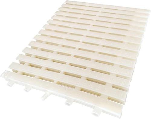 JvFbjLF Grille de débordement de Drainage de Piscine en Plastique, Couvercle de Grille de Drainage Amovible, Grille de Drainage du Sol, Filtre(40x100cm)