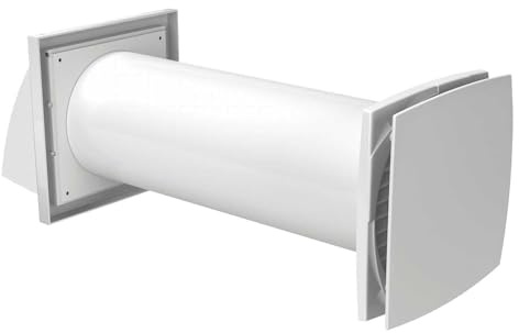 VENTIKA Wall Heat Recovery Ventilator System Kit MVHR Unit 100mm Single Room