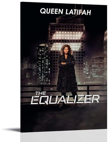 HUREYW I RH Póster de la serie de televisión The Equalizer para pared, diseño de cubierta para dormitorio, póster artístico de pared de 50 x 75 cm, estilo marco