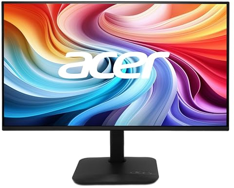 acer KB272 P6bi 27 IPS Full HD (1920 x 1080) Zero-Frame Gaming Office Monitor | AMD FreeSync Technology | Up to 144Hz Refresh | 1ms (VRB) | Low Blue Light | Tilt | HDMI & VGA Ports