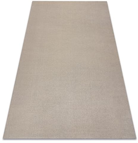rugsx Wollteppich TEXTURA 488.04.LA110 OSTA - modern - Linien, geometrisch strukturell grau/beige 200x300 cm