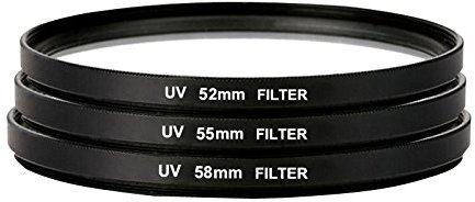 MASUNN UV Ultra Violet Filtre Lentille De Protection 52 Mm 55 62 67 72 77 Mm 82 pour Appareil Photo Canon Nikon-55 Mm