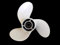 Boot Motor Neue Aluminium Propeller Assy 683-45943-00-EL für Yamaha Parsun Makara Außenbord 3X9 1/4X10 1/2 Rechts, Passform 9.9, 15, 20 PS 2/4-Takt Motor