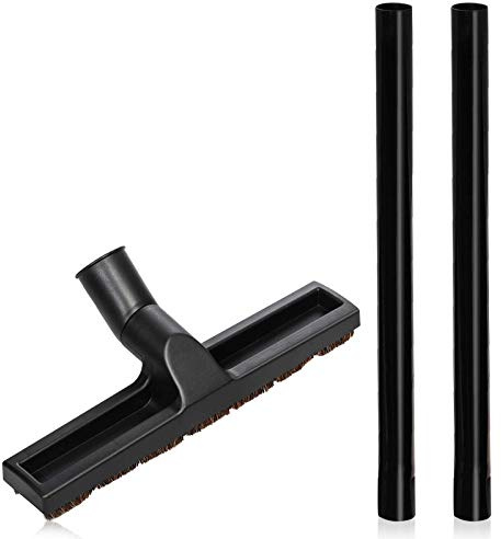 Eagles Vacuum Cleaner Accessory, Plastic 1-3/8 Extension Wands, 35mm Hose, 2 Pipe Extent to 34in, Brush Tool Head (2+1), Black