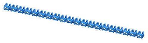 N/A 20 x 7-Inch Letters Network Cable Labels Markers Blue for 3.0-4.0 mm Diameter Wire