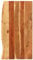 vidaXL Akazienholz Massiv Waschtischplatte Badezimmer Waschtisch Waschtischkonsole Platte Holzplatte für Aufsatzbecken Badmöbel Baumkante 100x52x2,5cm