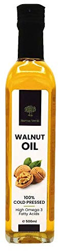 Walnut Oil 500 ml ✔️ by Hortus Verdi® Cold Pressed 💚 100% Natural - European Sourced - RAW Vegan - Extra Virgin - Unrefined - Gluten Free