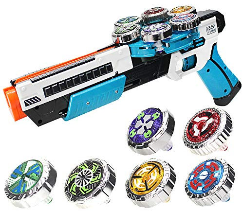 OBEST Kampfkreisel Set, Battling Tops mit Burst Launcher, Burst Turbo Kampfkreisel Magischer Kreisel Hexa Core Sammelmotor Rotierende Detonation 5 Generation Set Geschenk für Kinder