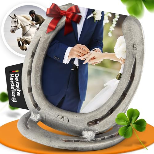 Verewige deine kostbarsten Momente für die Ewigkeit und umrahme sie mit dem Glück eines echten getragenen Hufeisens