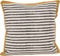 GURU SHOP Gewebter Kelim Kissenbezug Blockdruck, Dekokissen Bezug, Boho Kissen Traditionelle Herstellung - Muster 8, Gelb, Baumwolle, 50x50x0,5 cm