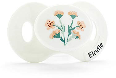 Elodie Details Baby Schnuller für Neugeborene 0-6 Monate - Meadow Flower, Weiss