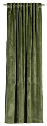 Magnum verdeckte Schlaufen Vorhang Größen 135x245, Farbe moosgrün Magnum Vorhang