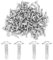 500 Stück Bohrschrauben Selbstschneidende Schrauben,410 Edelstahl Selbstbohrende Schraube Set M4.2x16mm Tek Schrauben Bohrschrauben Kit Set
