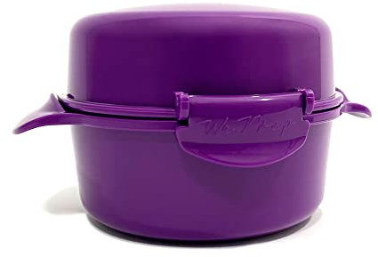 WePrep Microwave Egg Cooker - Perfectly cooked Eggs in seconds. Great for Scrambled eggs, omelettes and many more | Made In The UK | MicroPot – Purple