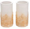 Pauleen 48249 Cosy Charm Candle Wachskerze mit Batterie und Timerfunktion 6H Timer Weiß/Gold