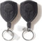 DQL 2 Pack Einziehbare Schlüsselanhänger, Heavy-Duty Abzeichenhalter, Taktischer ID-Abzeichenaufnehmer mit 32 Zoll stählereinziehbarer Schnur, 10,0 oz
