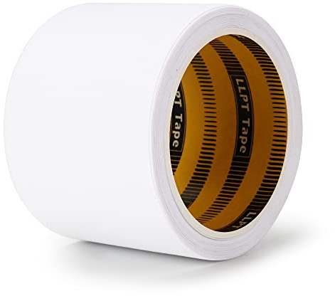 LLPT Iron On Repair Tape White 3 x 16.5 Ft Premium Patch Tape Fusing Durable Adhesive for Sofa Jeans Jackets Pants Curtains and DIY Decorations (IRP7605WT)
