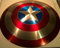 Riyex Captain Shield – Handgefertigte Replik First Avenger Shield Metall-Requisitenschild, Rot & Silber, 55,9 cm