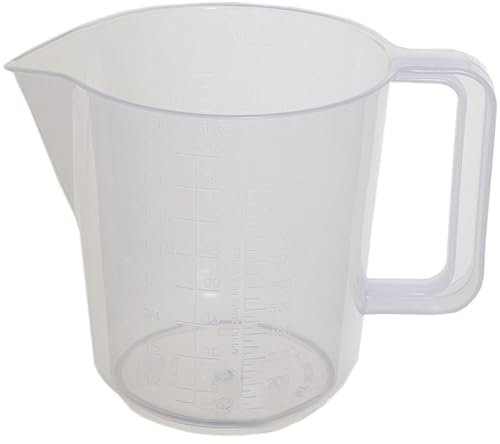 AMK® Plastic Kitchen Jug 1000ml Measuring Mixing Preparation Jug 2 Pint 1L Capacity