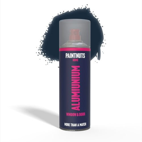 Paintnuts Aluminium Window & Door Paint - RAL-5011 - STEEL BLUE Satin 400ml Spray Can