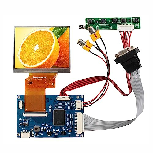 FanyiTek VS-TY54-V1 VS035T-001AT IPS-LCD-Bildschirm (8,9 cm), 640 x 480, 400 nit, IPS-LCD-Bildschirm und VGA-2AV-Controller-Board