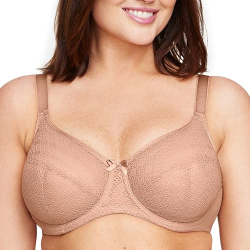 Glamorise Damen Übergröße Litze Comfort Wonderwire BH Bügel #9855