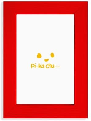 Elves Stickers Peper Art Deco Fashion Picture Display Art Red Photo Frame